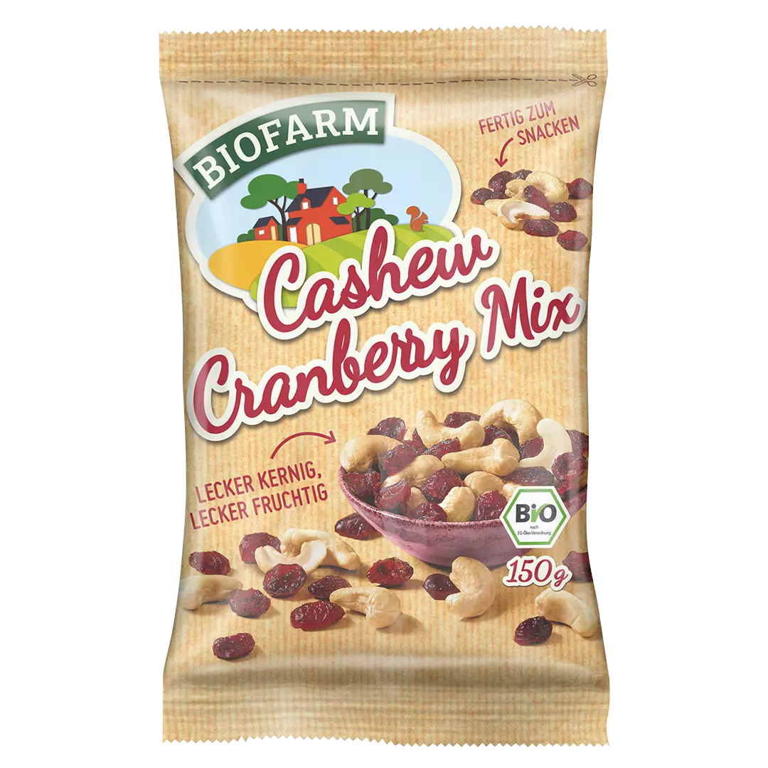 Biofarm Bio Cashew-Cranberry-Mix 150 g