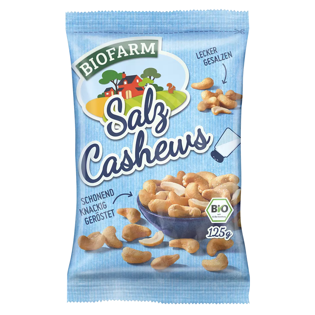 Salz Cashews Bio